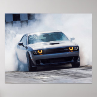 Dodge Challenger Hellcat Poster