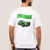 DODGE Challenger HEMI Fluorescent Green T-shirt (Achterkant)