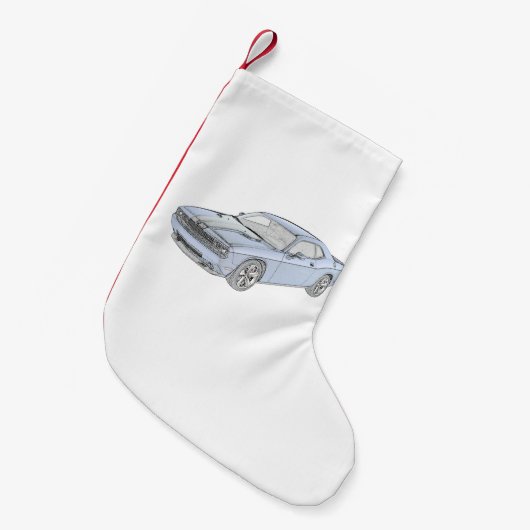 Dodge Challenger Kleine Kerstsok (Voorkant (Hangend))