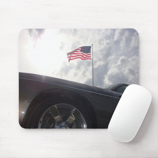 Dodge Challenger Mousepad Muismat (Met muis)