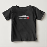 Dodge Challenger Muscle Car Amerikaanse Vlag T-Shi