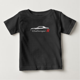 Dodge Challenger Muscle Car Amerikaanse Vlag T-Shi