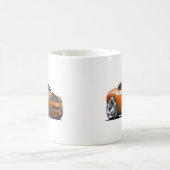 Dodge Challenger Oranje Car Koffiemok (Center)