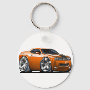 Dodge Challenger Oranje Car Sleutelhanger