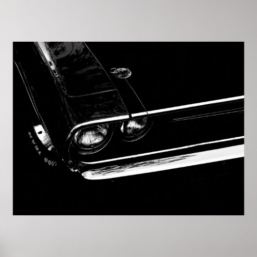 Dodge Challenger Poster (Voorkant)