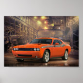Dodge Challenger Poster (Voorkant)