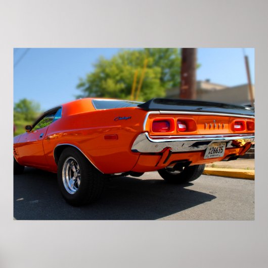 Dodge Challenger Print (Voorkant)