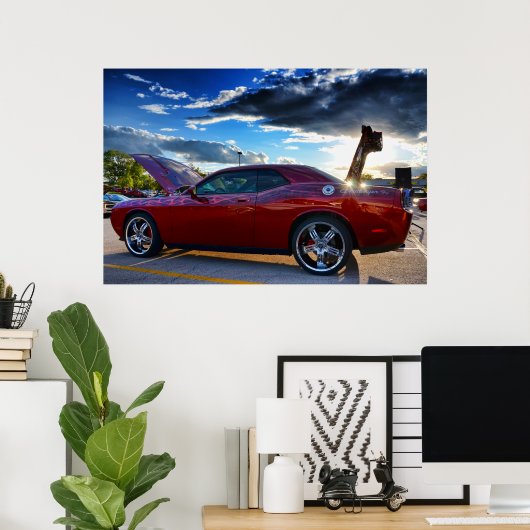 Dodge Challenger Print (Thuiskantoor)