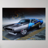 Dodge Challenger Print (Voorkant)