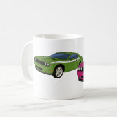 Dodge Challenger race Koffiemok (Voorkant links)