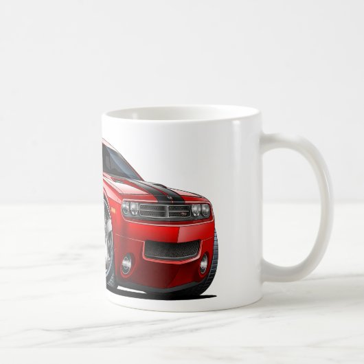 Dodge Challenger Red Car Koffiemok (Rechts)
