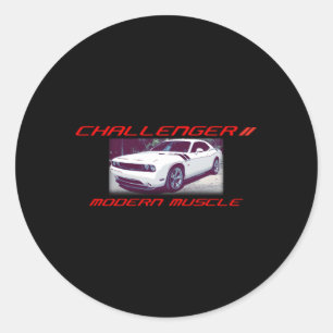 Dodge Challenger RT Coon Stijl Ronde Sticker