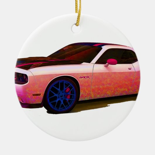 Dodge Challenger SRT8 ACR Keramisch Ornament (Voorkant)