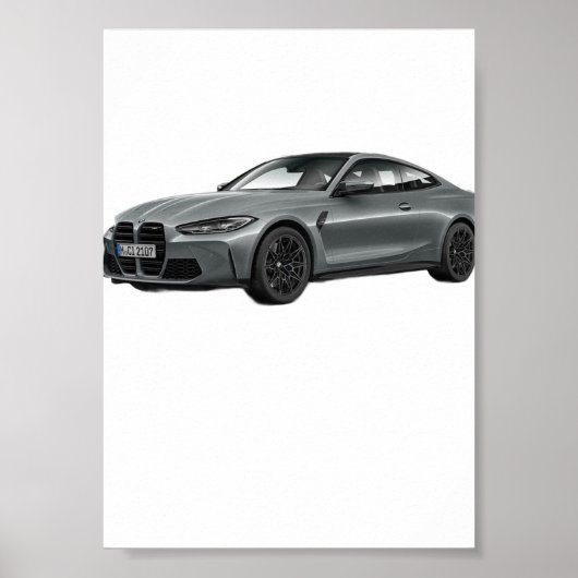 Dodge Challenger SRT American Muscle Car Performa Poster (Voorkant)