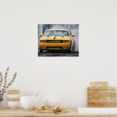 Dodge Challenger SRT Poster (Keuken)