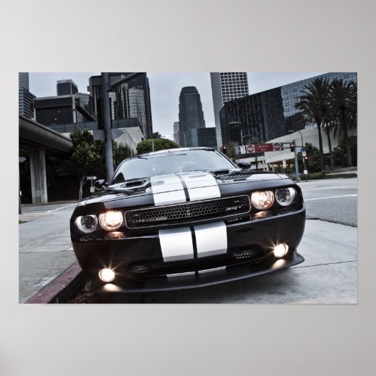 Dodge Challenger SRT Poster (Voorkant)