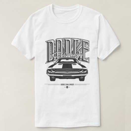 Dodge Challenger T-shirt (Design voorkant)