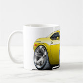 Dodge Challenger Yellow Car Koffiemok (Links)