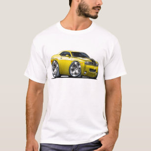 Dodge Challenger Yellow Car T-shirt