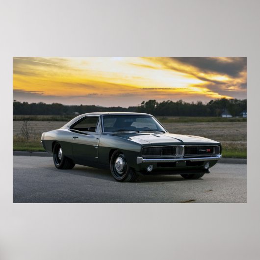 Dodge Charger 1969 Poster (Voorkant)