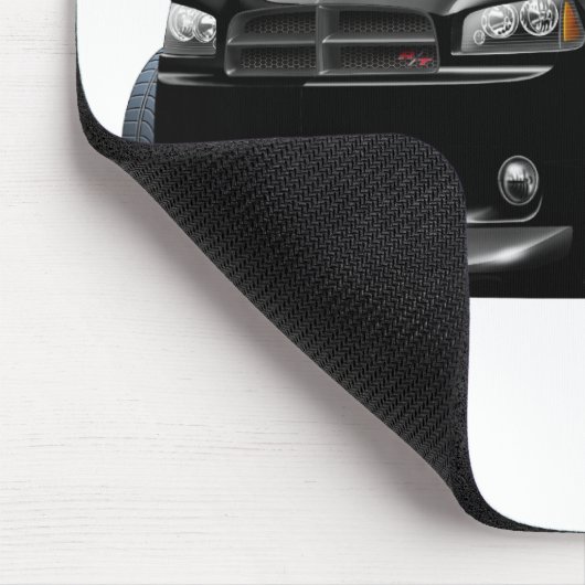 Dodge Charger Daytona Black Car Muismat (Hoek)