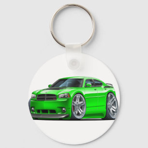 Dodge Charger Daytona Green Car Sleutelhanger