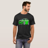 Dodge Charger Daytona Green Car T-shirt (Voorkant volledig)