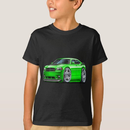 Dodge Charger Daytona Green Car T-shirt (Voorkant)