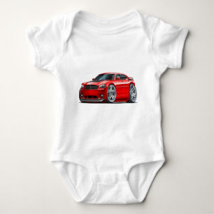Dodge Charger Daytona Red Car Romper