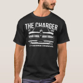 Dodge Charger Magnum Vintage Muscle Car T-Shirt (Voorkant)