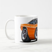 Dodge Charger Oranje Auto Koffiemok (Links)