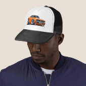 Dodge Charger Oranje Auto Trucker Pet (In situ)