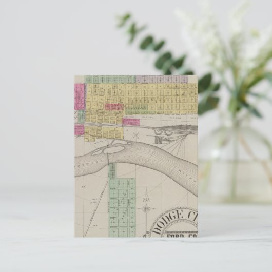 Dodge City, Ford County, Kansas Briefkaart (Staand voorkant)