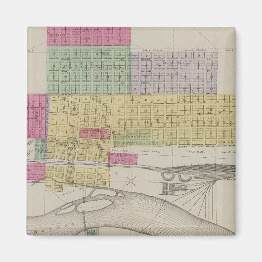 Dodge City, Ford County, Kansas Magneet (Voorkant)