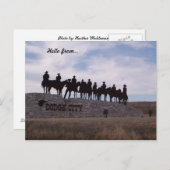 dodge city kansas briefkaart (Voorkant / Achterkant)