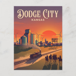 Dodge City Kansas Briefkaart
