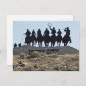 Dodge City, Kansas - Wilde West Town Briefkaart (Voorkant / Achterkant)