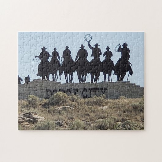 Dodge City, Kansas - Wilde West Town Legpuzzel (Horizontaal)