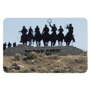 Dodge City, Kansas - Wilde West Town Magneet