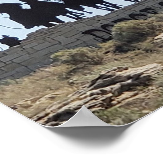 Dodge City, Kansas - Wilde West Town Poster (Hoek)