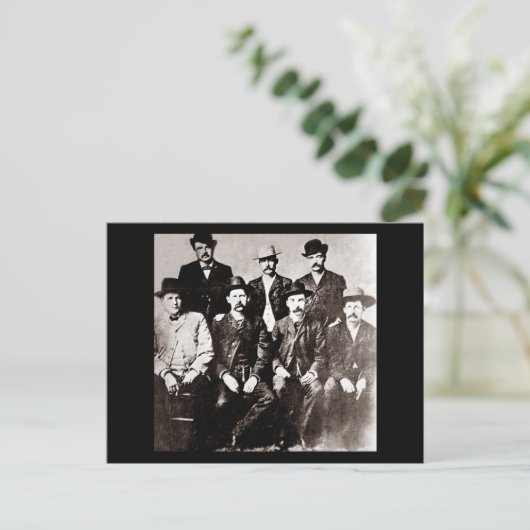 Dodge City "Peace Commission" circa 1883 Briefkaart (Staand voorkant)