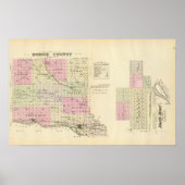Dodge County, Nebraska Poster (Voorkant)
