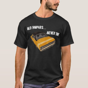Dodge Dart - Oude bromfietsen sterven nooit T-shirt