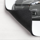 Dodge Dart Steel Grey-Black Grill Car Muismat (Hoek)