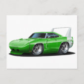 Dodge Daytona Green Car Briefkaart (Voorkant)