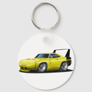 Dodge Daytona Yellow Car Sleutelhanger