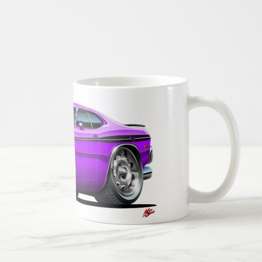 Dodge Demon Paarse auto Koffiemok (Rechts)