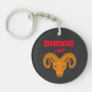 Dodge Deze Ram Aries Super Oranje Sport Sleutelhanger