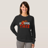 Dodge Dit dodgeballer-speler team T-shirt (Voorkant volledig)