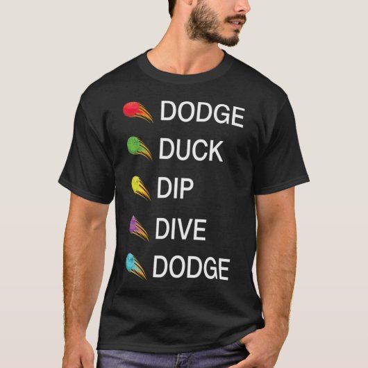 Dodge Duck Dip Dive Dodge labrador black lab T-shirt (Voorkant)